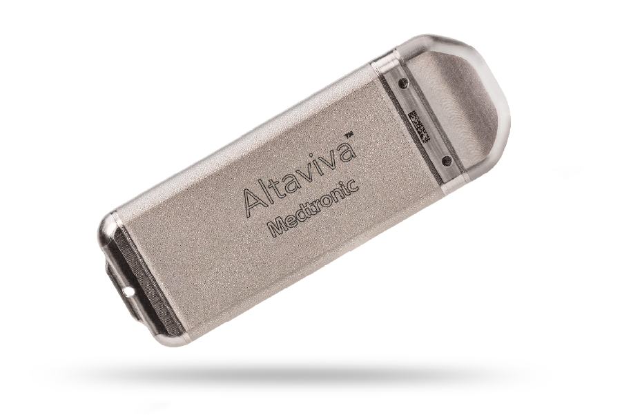 Zoomed in view of Altaviva device